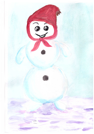 Выставка рисунков «Мой снежный друг».