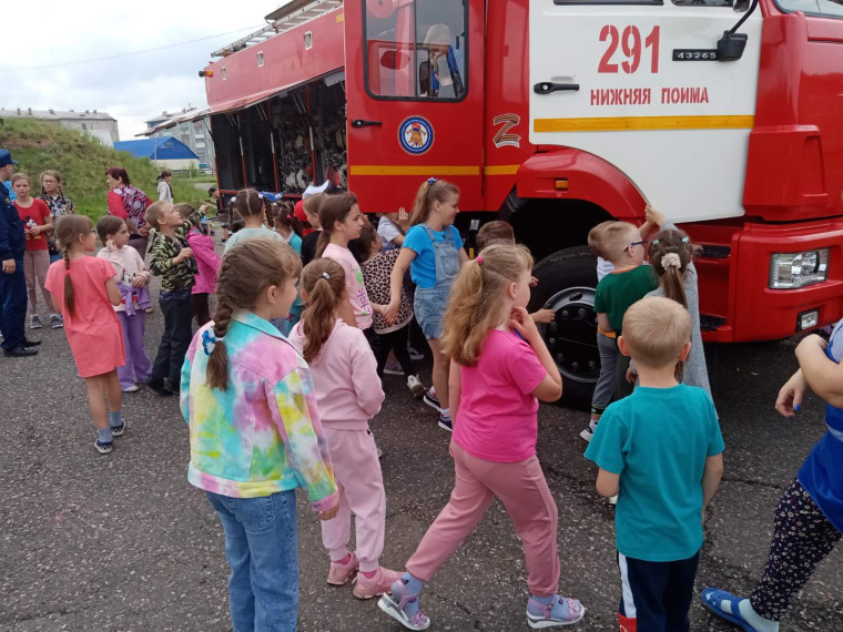 Учебная пожарная эвакуация в детском оздоровительном лагере &quot;Остров здоровых ребят&quot;.